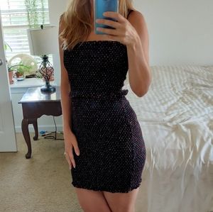 AFRM Owen Smocked Viscose Mini Dress Size Small